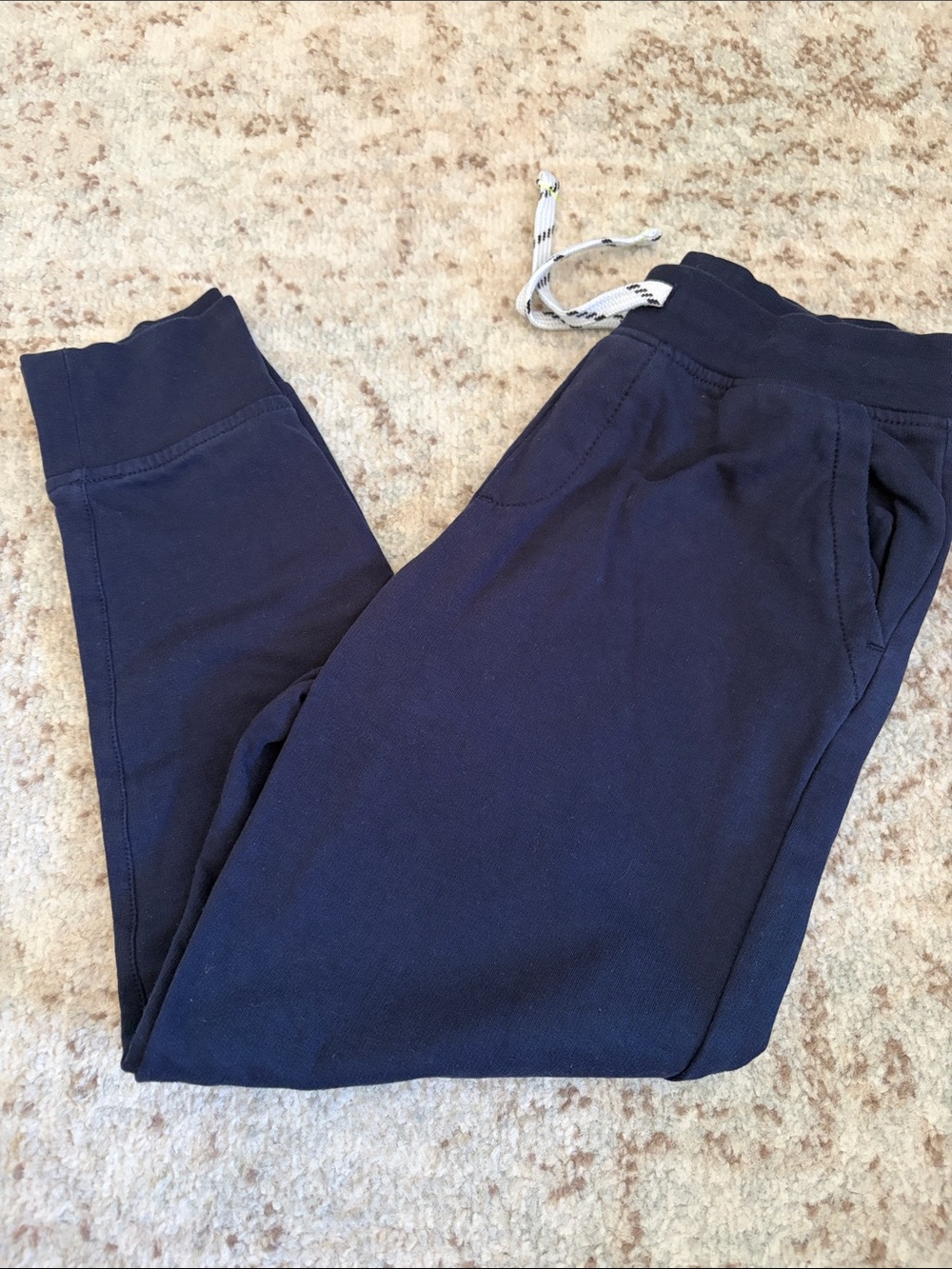 Crewcuts Navy Drawstring Joggers for Kids- never worn